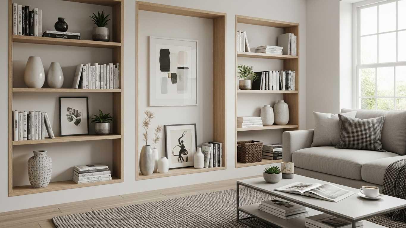 Overtime Home|Стеллажи в интерьере: практичные решения